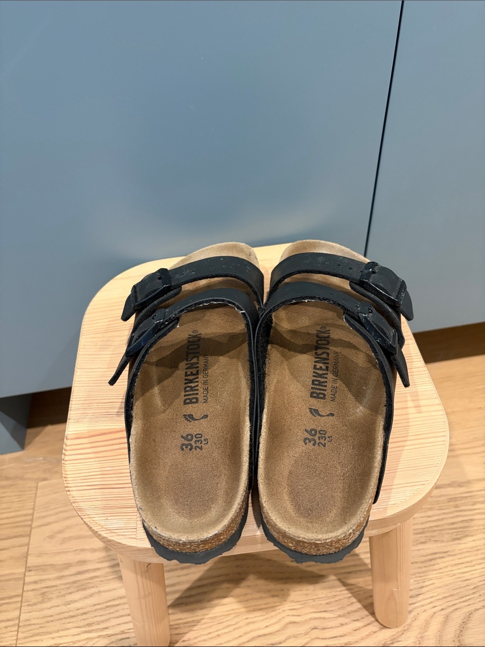 Birkenstock Black Double Strap Sandals for Women Size 36 - Picture 2 of 4